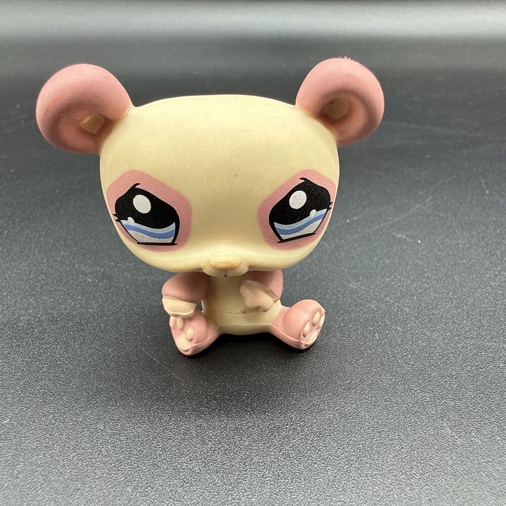 LPS Littlest Pet Shop Pink & Tan Mouse Figure, Ages 3-5, Age Level 3-4, 4-7